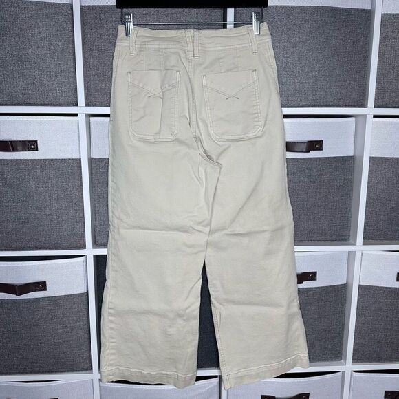 UNPUBLISHED Gemma Super High Waist Mod Sailor Pant in Blanch Size 26 - Picture 4 of 10